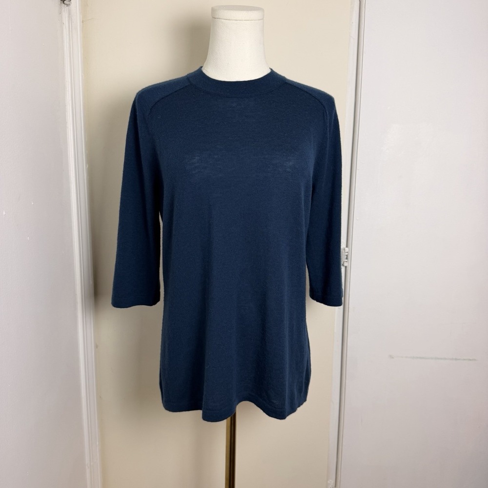 VINCE- $195 Elbow Sleeve Mock Neck in Carpinteria Sz XL